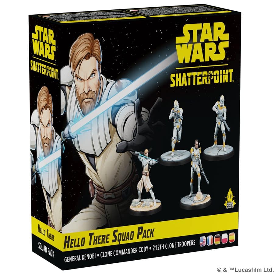 Star Wars Shatterpoint Hello There: General Obi-Wan Kenobi Squad Pack image 0